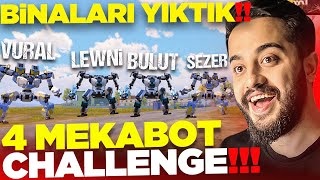 4 Meka Robot Challenge Raki̇pler Neye Uğradiğini Şaşirdi Bi̇inalar Yikildi Pubg Mobile