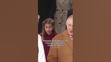 Princess charlotte inherited Diana’s stare…👀 #princesscharlotte #princessdiana #royalfamily #shorts