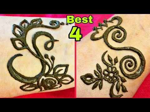 Design Tattoo Mehndi S Letter Images