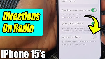 iPhone 15/15 Pro Max: How to Turn On/Off Directions On Radio In Maps