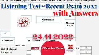 IELTS Listening Actual Test 2022 with Answers | 24.11.2022