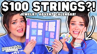 OVERPRICED $100 Jewelry Advent Calendar?! | Pura Vida Advent Unboxing