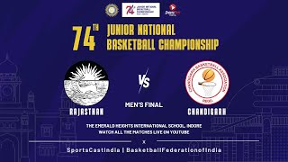FINAL | Rajasthan Vs Chandigarh | Men | 74th Junior National Basketball Championship