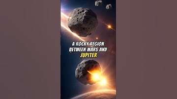Rocky Asteroid Belt Between Mars and Jupiter #planet #shorts #mars