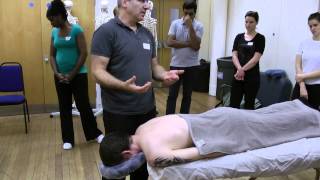 Neck and shoulders: simple massage