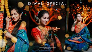 Diwali Special Model Outdoor Photoshoot l Photo Retouching in Photoshop - SC Creation II screenshot 5