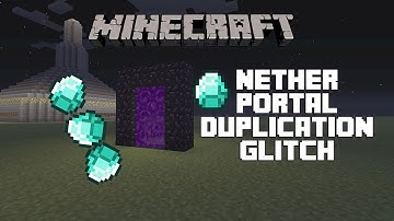 Minecraft Playstation & Xbox Edition - WORKING Nether Portal Duplication Glitch