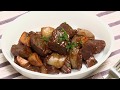 20191107【再録】牛肉の赤ワイン煮 の動画、YouTube動画。