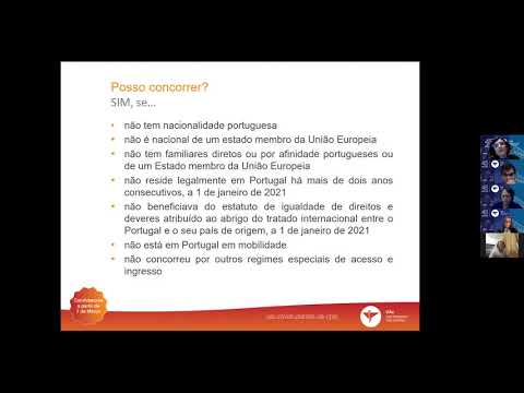 Webinar - Candidaturas Estudantes Internacionais