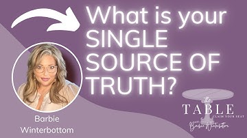 What is your SINGLE SOURCE OF TRUTH 🌀