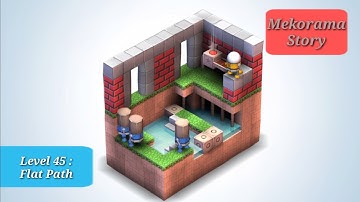 Mekorama Story Level 45 : Flat Path | Mekorama Gameplay