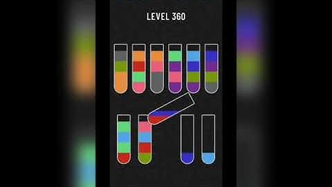 Water sort puzzle level 360