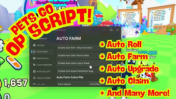 PETS GO! SCRIPT PASTEBIN | AUTO FARM, AUTO ROLL, AUTO UPGRADE AND MORE! | FREE