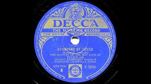 Django Reinhardt, Stéphane Grappelli - Stomping At Decca (1938)