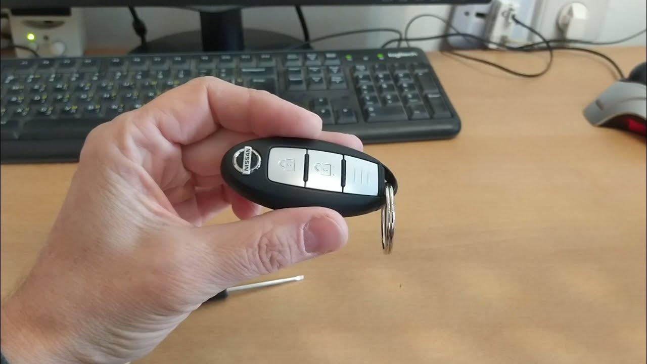 Замена батарейки в ключе Ниссан Кашкай (Nissan Qashqai) - YouTube