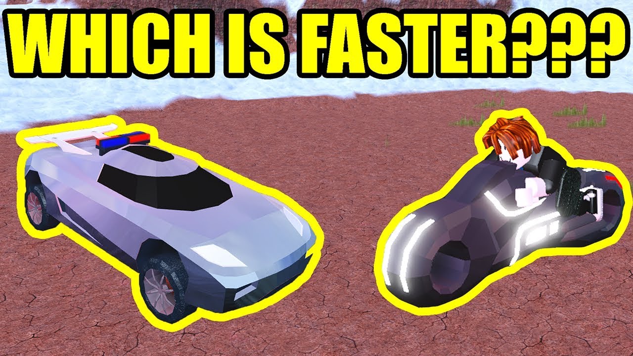 Torpedo Is The Fastest Car In Jailbreak Roblox Jailbreak Vehicle Speed Test Youtube - roblox jailbreak atv wiki