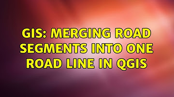 GIS: Merging road segments into one road line in QGIS