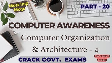 Computer MCQs | Computer Organization and Architecture | by Rajesh Guleria | Part 4/5 #computermcqs