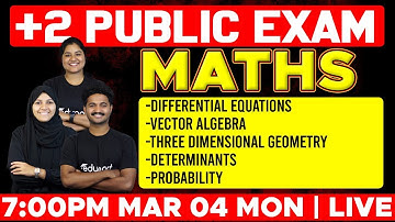 Plus Two Public Exam Maths | Chapters 4, 9, 10, 11, 13 | Rapid Revision | Eduport Plus Two