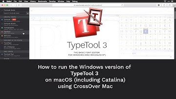 How to run TypeTool 3 on macOS Catalina using CrossOver Mac
