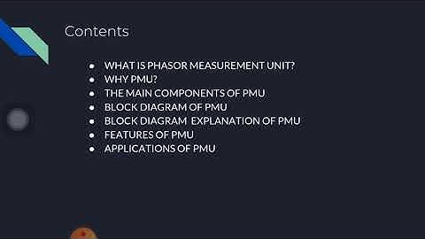 phasor measurement unit