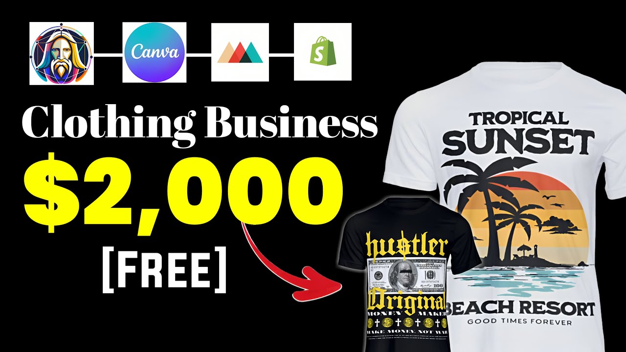 How Actually Start A Clothing Business in 2023 With No Money ? ( A Step