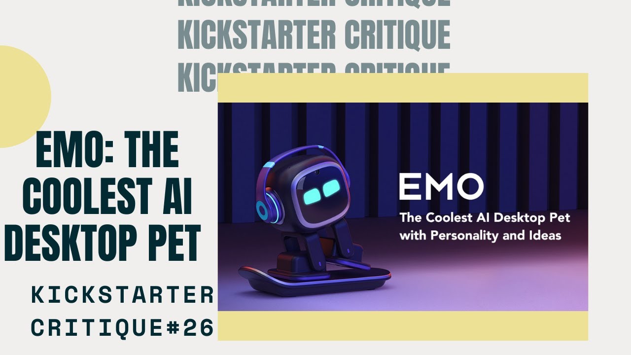 Replying to @suicique Emo AI Robot. Awesome desk pet to interact