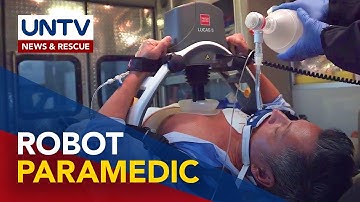 Robot paramedic carries out chest compressions to save patients
