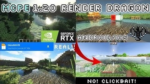 Minecraft PE 1.20+ Ultra Realistic RENDER DRAGON Shader for Mcpe 1.20 [No Lag Mcpe] 2GB 3GB   🔥🔥🔥⚡⚡💬