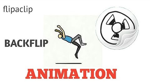 Backflip animation | flipaclip animation tutorial