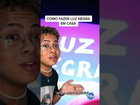 Vídeo: Existe um aplicativo para transformar seu telefone em uma luz negra?