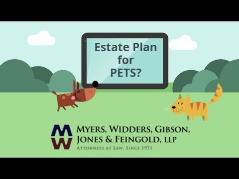 Estate Plans for Pets - Myers Widders Ventura