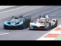 Bugatti Bolide vs BMW M V8 Hybrid LMDh at Red Bull Ring