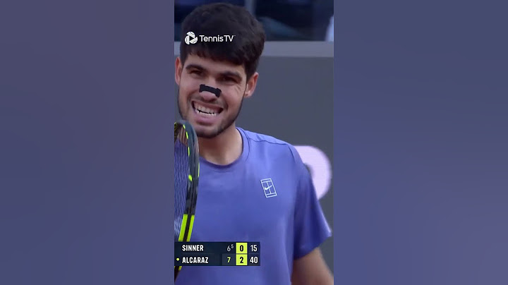 Unreal Carlos Alcaraz Second Set vs Sinner 😨