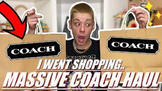 I Went Shopping.. MASSIVE Coach Haul From Coach Reserve? Coach Bag Unboxing + MORE!