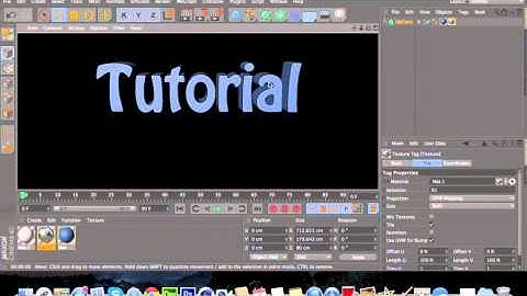 Cinema 4D: Shiny Text Tutorial