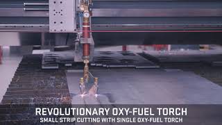 Voortman | Oxy-fuel strip cutting with attachment