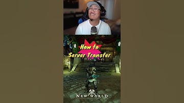 How to server transfer in New World #shorts