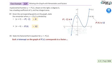 2.27 - Relating the Graph with Remainders and Factors