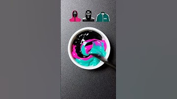 Guess the mixed color of Squid Game #satisfying #squidgame2 #sharkzhan #oddlysatisfying