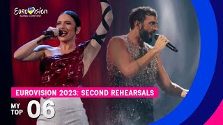 Eurovision 2023: My Top 06 (BIG 5 + 🇺🇦 UKRAINE) l SECOND REHEARSALS