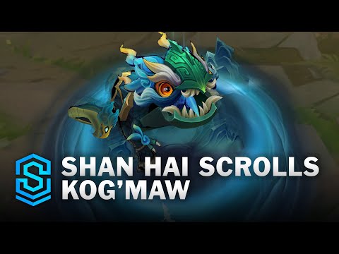 Shan Hai Scrolls Kog'Maw Skin Spotlight - Pre-Release - PBE Preview - League of Legends
