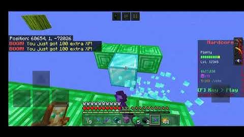 Using the telepathy enchantment ⛏️⛏️⛏️