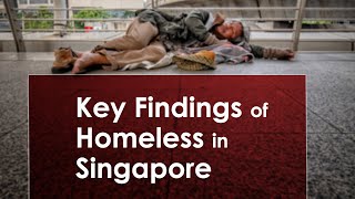 [Основное] Основные выводы о бездомных в Сингапуре