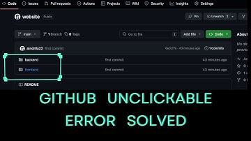 Hoe je twee mappen in één Github-repository kunt pushen voor Fullstack-projecten