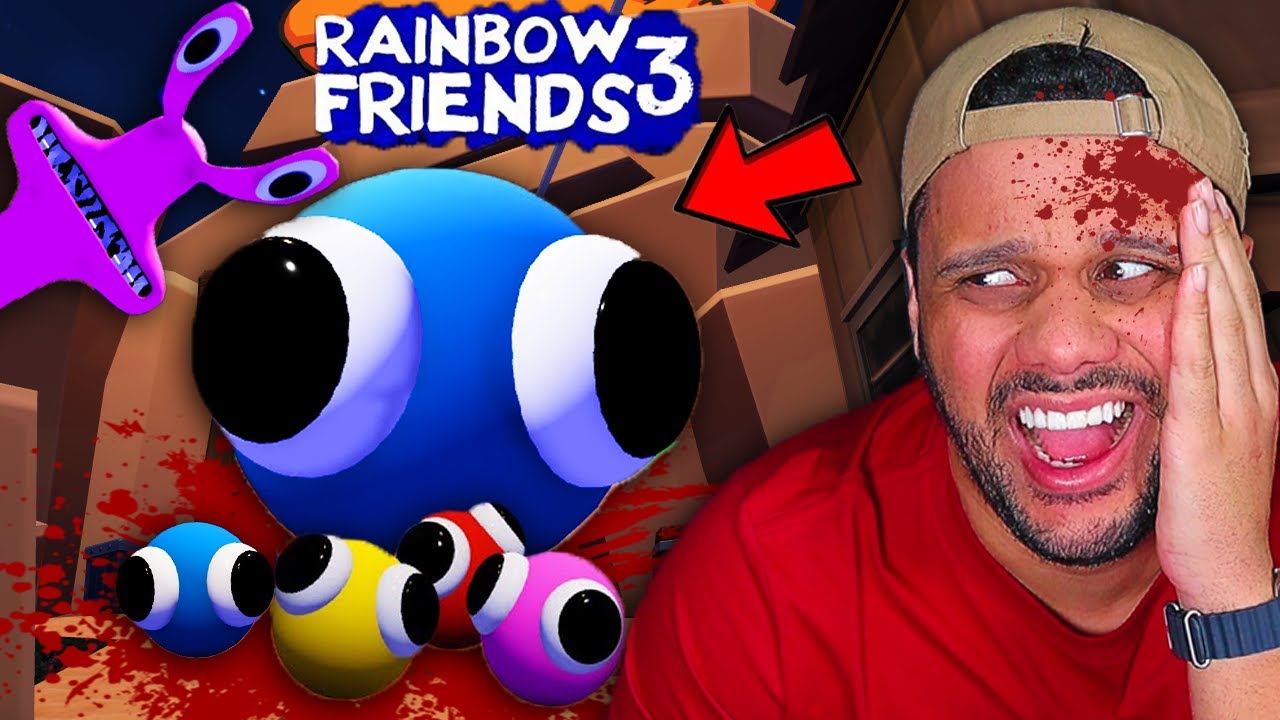 JOGANDO o NOVO RAINBOW FRIENDS 2 FINALMENTE !! (FINAL