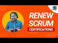 How many SEUs do you need to report to Scrum Alliance to renew your Certifications?