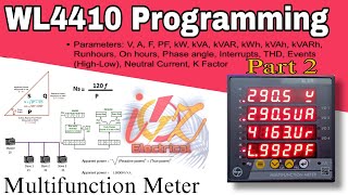WL4410 Programming | Detail Programming of Multifunction Meter