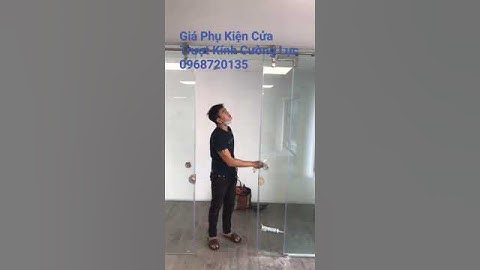 Giá Phụ Kiện Cửa Trượt Kính Cường Lực #cuakinh #vachkinh #kinhtasona #shorts
