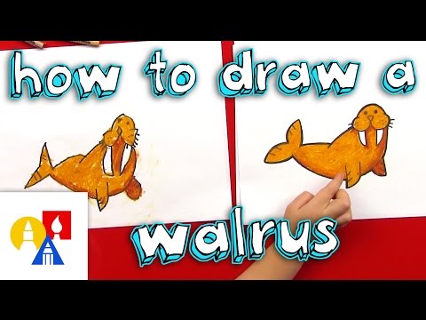 Video: How To Draw A Little Walrus In Stages